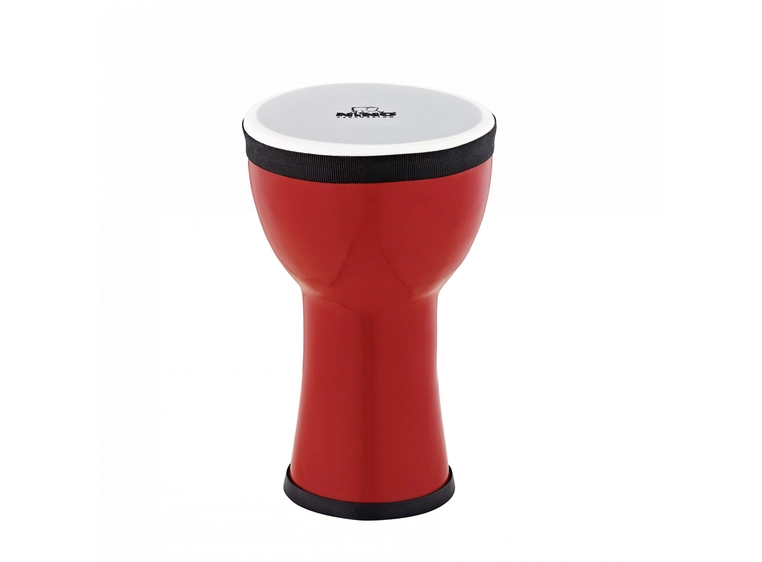 Nino Percussion NINO-EMDJ-FE 6" Elements Mini Djembe Fire Engine 