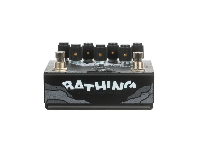 Old Blood Noise Bathing Ink Luminal Delay Pedal in Ink finish 