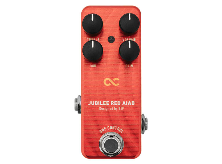One Control Jubilee Red AIAB Distortion / Amp-In-A-Box