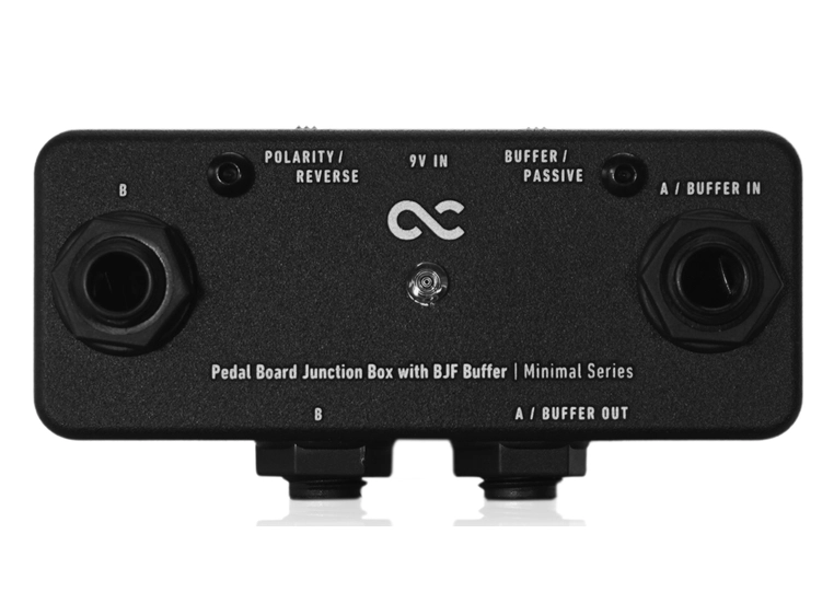One Control Minimal Pedal Board Junction Box w/BJF Buffer - Pedalboard Patchbay 