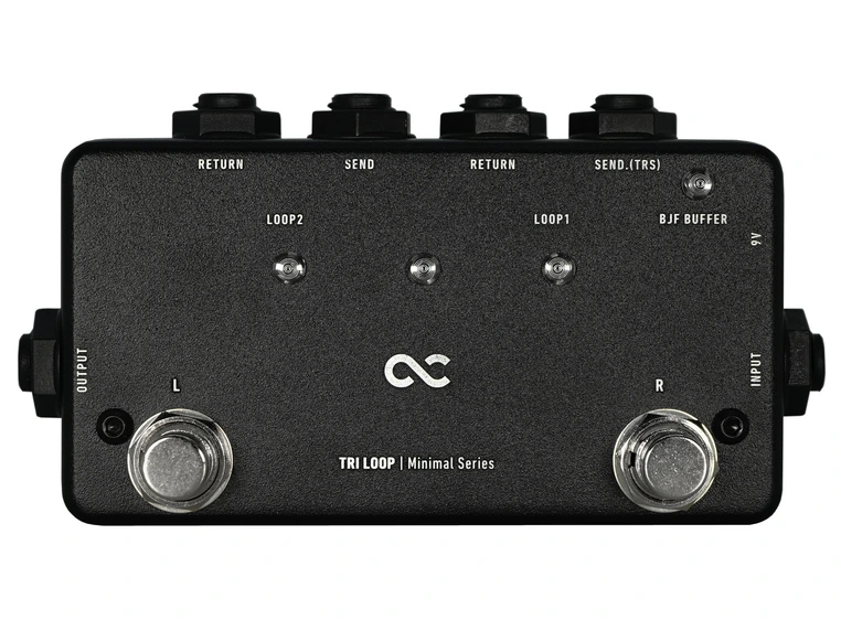 One Control Minimal Tri Loop True Bypass Looper/Remote FS/Splitter 
