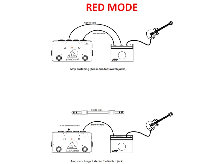 One Control Minimal Tri Loop True Bypass Looper/Remote FS/Splitter 