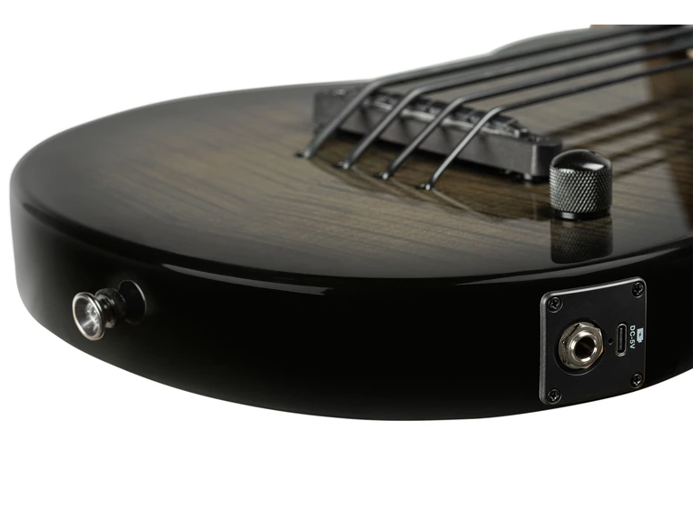 Ortega NEO-BS-TGB Ukulele bass med mik,  Solid body 