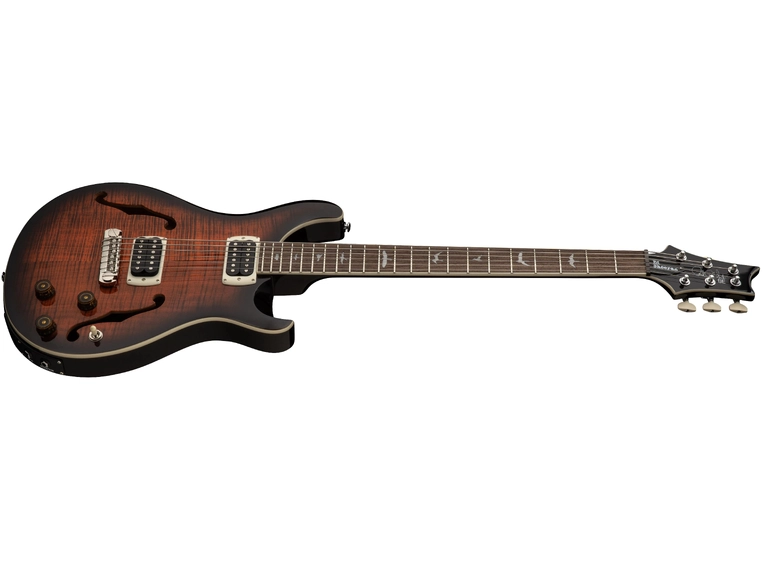 PRS SE Ed Sheeran Hollowbody Baritone Orange Tiger Smokeburst 
