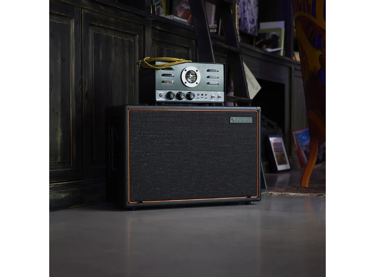 Palmer CAB 212 BX GBK Gitarkabinett Celestion Greenback 2x12, Open-Back 