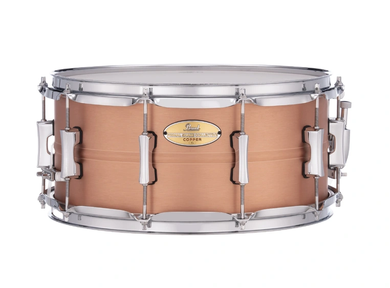 Pearl 14"x6.5" Copper Shell Snare Drum PSC1465C Brushed Copper Finish 