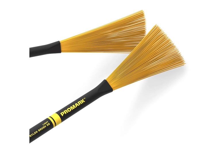 Promark PMNB5B Light Nylon Brushes 5B Yellow 