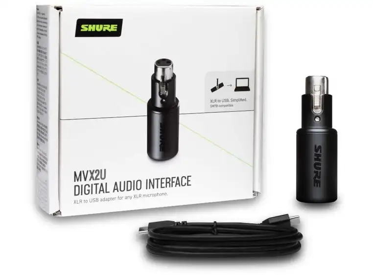 Shure MVX2U MOTIV XLR to USB Adapter 