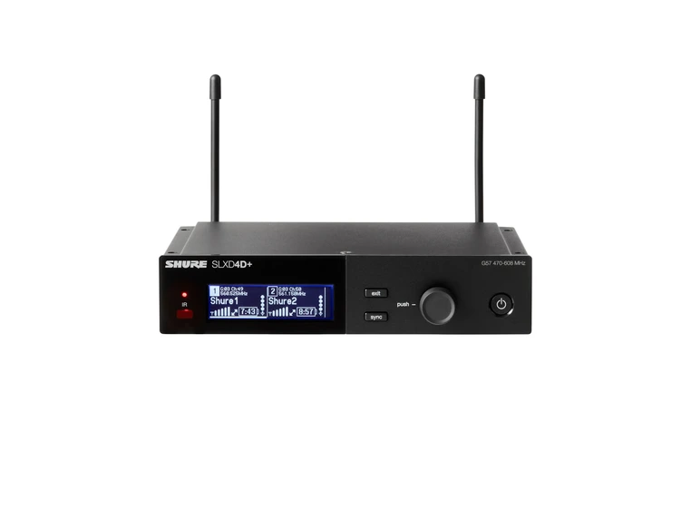 Shure SLXD24D+ Handheld System 2 x N8CB G65 (470-606MHz) 