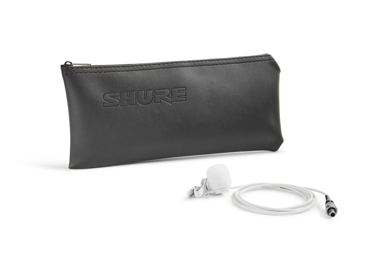 Shure WL185MW/C-LM3 Myggmikrofon Cardioid, White, Lemo 