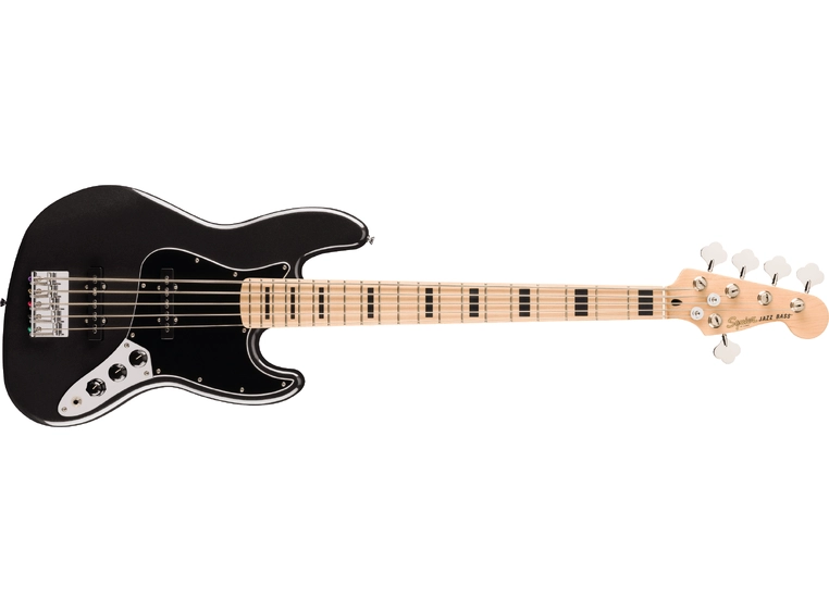 Squier Affinity Active Jazz Bass V MN, Black Metallic 