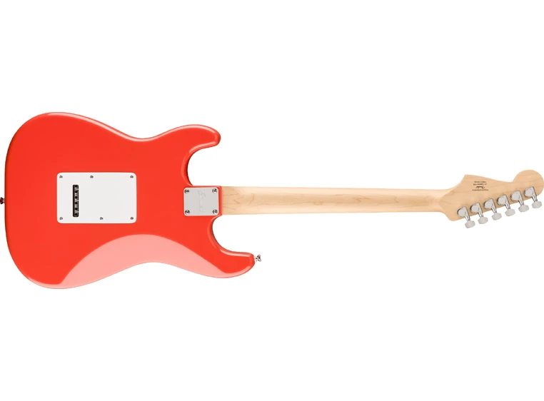 Squier FSR Squier Sonic Stratocaster MN, White Pickguard, Fiesta Red 