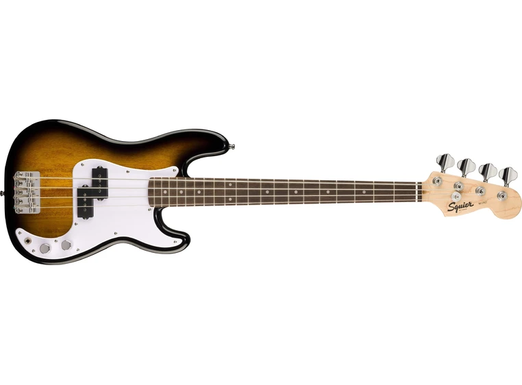 Squier Mini Precision Bass IL, White Pickguard, 2-Color Sunburst 