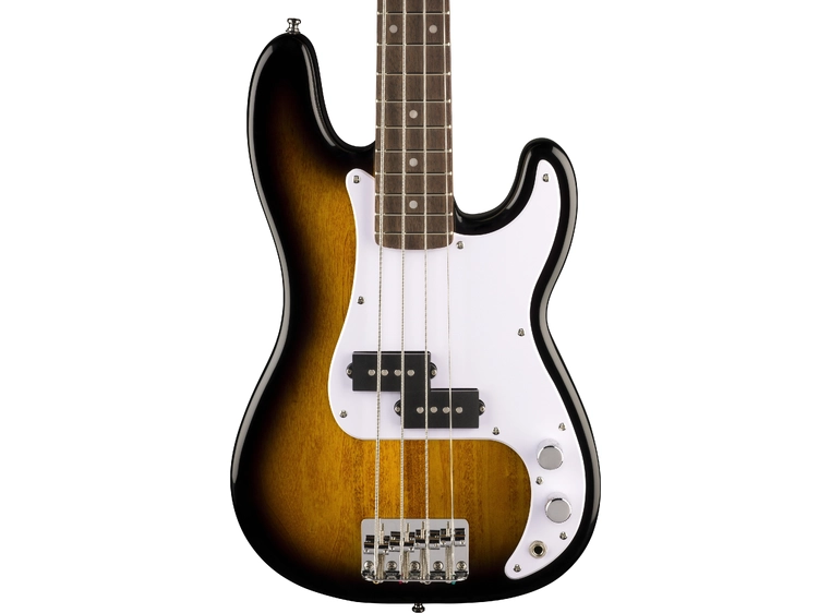 Squier Mini Precision Bass IL, White Pickguard, 2-Color Sunburst 