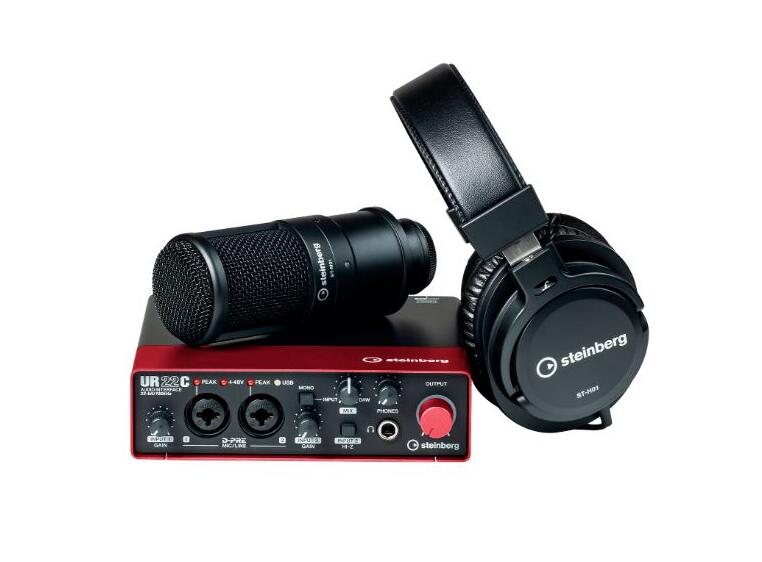 Steinberg UR22C Recording pack - Red