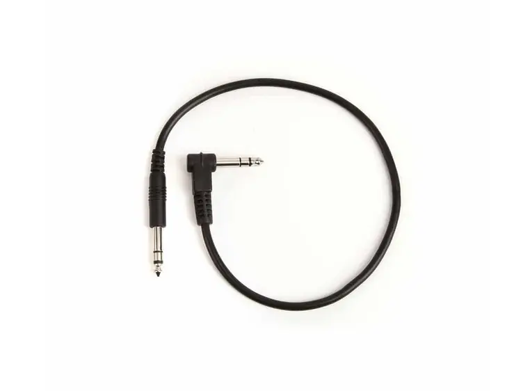 Strymon 1/4" TRS male straight 1/4" TRS male right cable 1.5' 