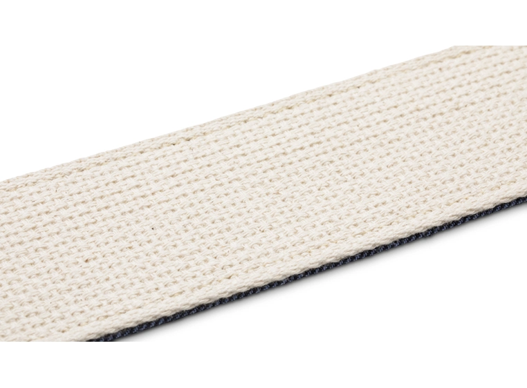 Taylor Vegan Guitar Strap Herringbone Hemp Cotton, Blue 