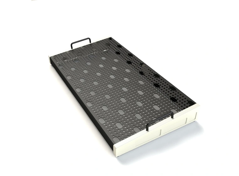 Temple Audio Design DUO Pedalbrett (32 x 61 cm) - Vintage White 