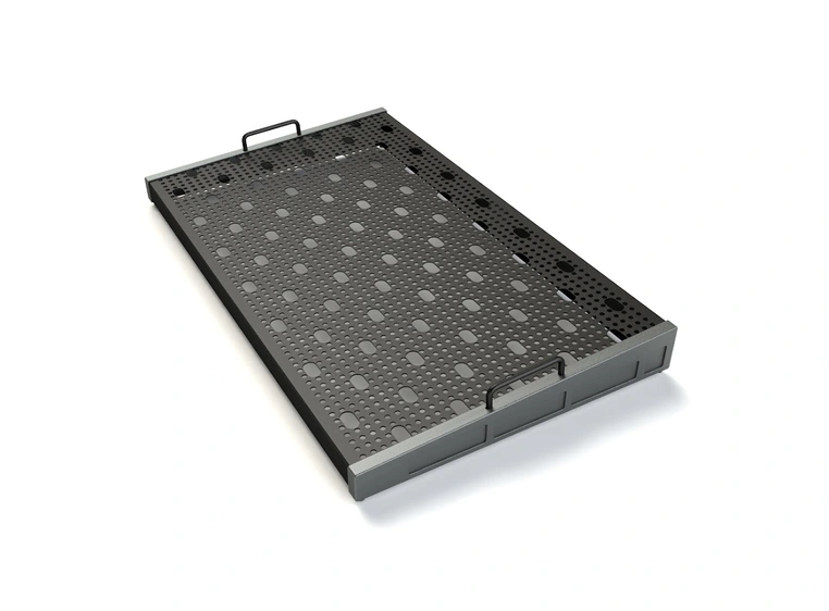 Temple Audio Design TRIO Pedalbrett (42 x 71 cm) - Gun Metal 