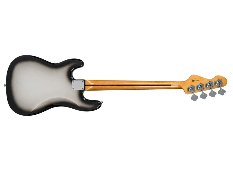 Vintage V4 Bass Silver Burst 