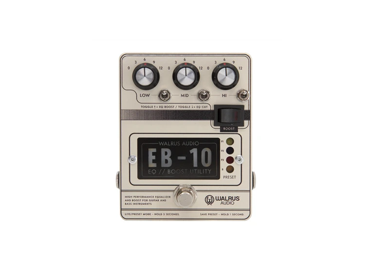 Walrus Audio EB-10 Cream Preamp / EQ / Boost 