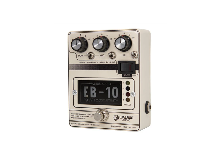 Walrus Audio EB-10 Cream Preamp / EQ / Boost 