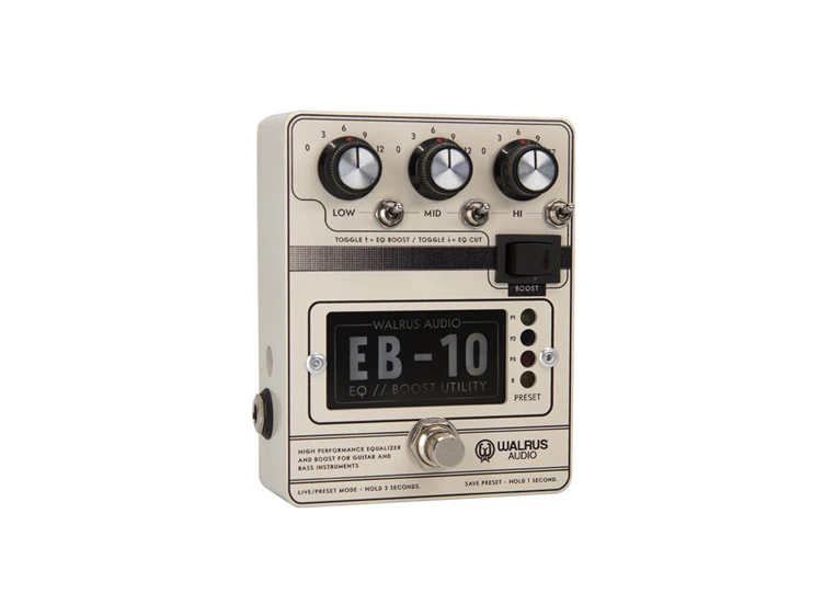 Walrus Audio EB-10 Cream Preamp / EQ / Boost 