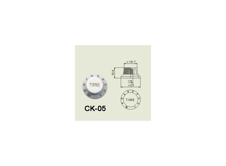 Wilkinson CK-05 el-gitar Control knob white