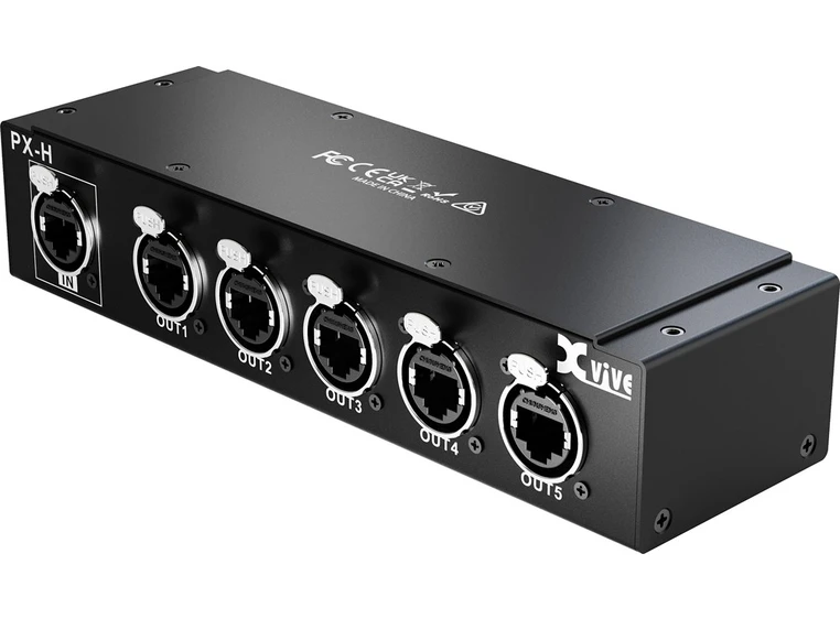 Xvive PX-H Breakout Box For 5 PX connections 