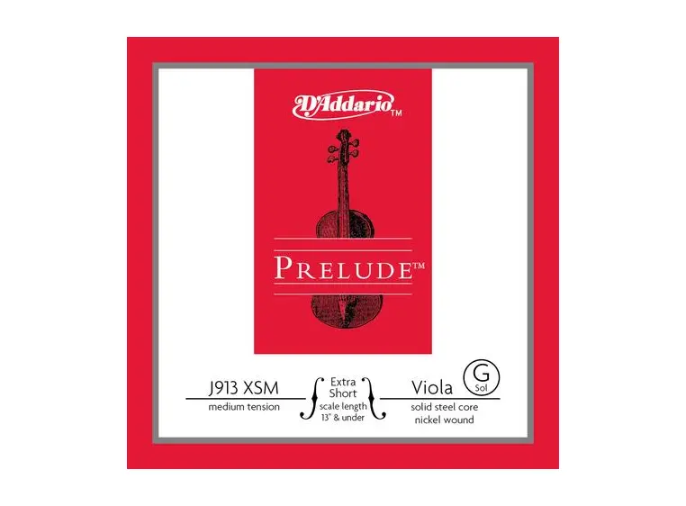 D'addario Prelude J913 Viola G-3 Stål/Nikkel 