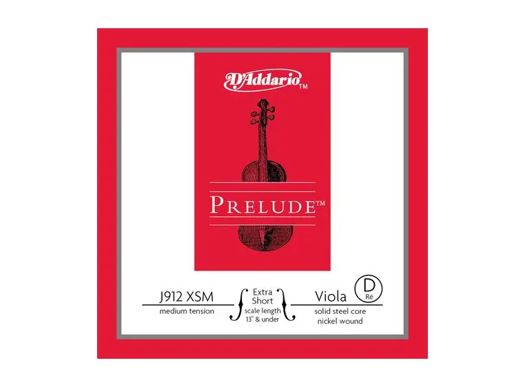 D'addario Prelude J912 Viola D-2 Stål/Alum 