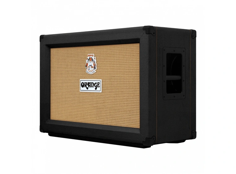 Orange PPC212 2x12 Kabinett, Closed Back sort finish 