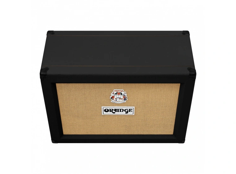 Orange PPC212 2x12 Kabinett, Closed Back sort finish 