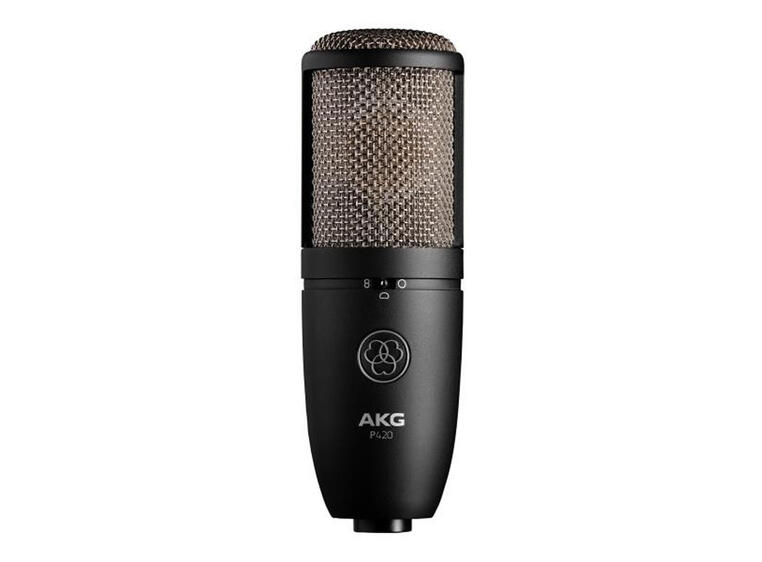 AKG Perception 420 studiomikrofon, valgbar karakteristikk