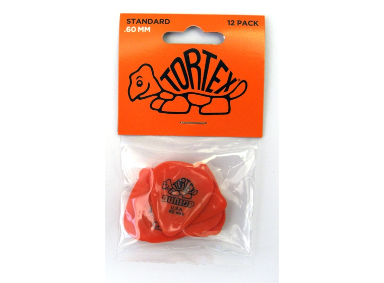 Dunlop 418P.60 Tortex Players Pack 12-Pack 