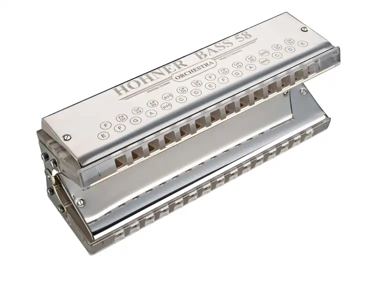 Hohner Bass 58, Orchestral Harmonica (E2-E4) 