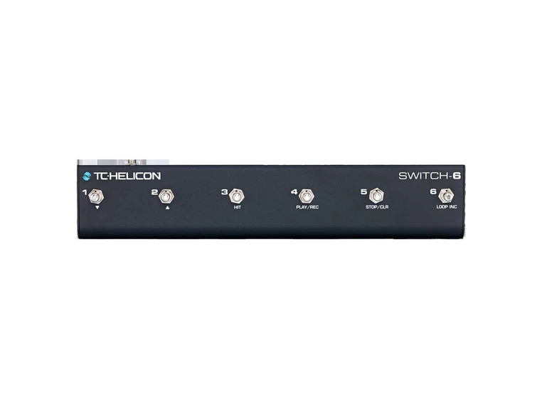 TC-Helicon Switch-6 6-Button Footswitch for TC-Helicon Vocal & Guitar Multi-FX 