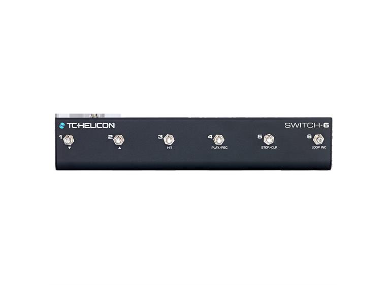 TC-Helicon Switch-6 6-Button Footswitch for TC-Helicon Vocal & Guitar Multi-FX