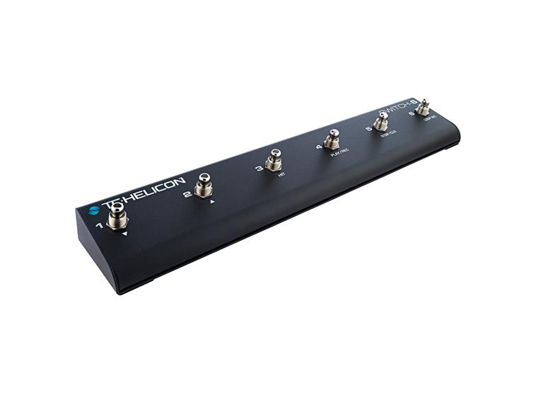 TC-Helicon Switch-6 6-Button Footswitch for TC-Helicon Vocal & Guitar Multi-FX