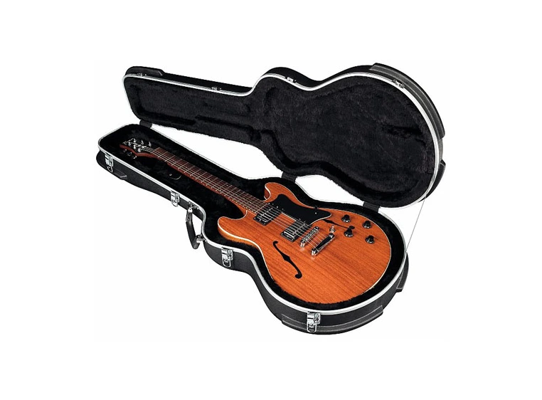 ABS Premium Rockcase Halvakustisk Gitar - Sort 