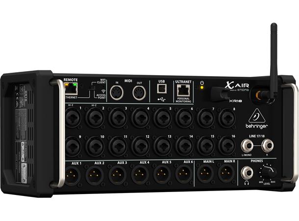 Behringer X Air Xr18 Digital Stagebox Rack Mixer Evenstad Musikk