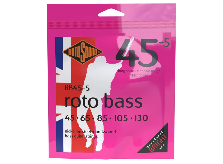 Rotosound RB45-5  Roto Bass, 5-strengs (045-130) 