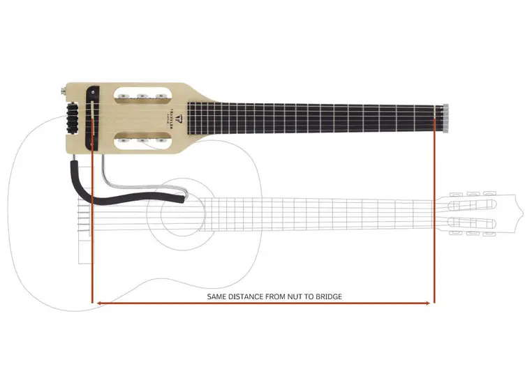 Traveler Guitar Ultra-Light Nylon Reisegitar med nylonstrenger 