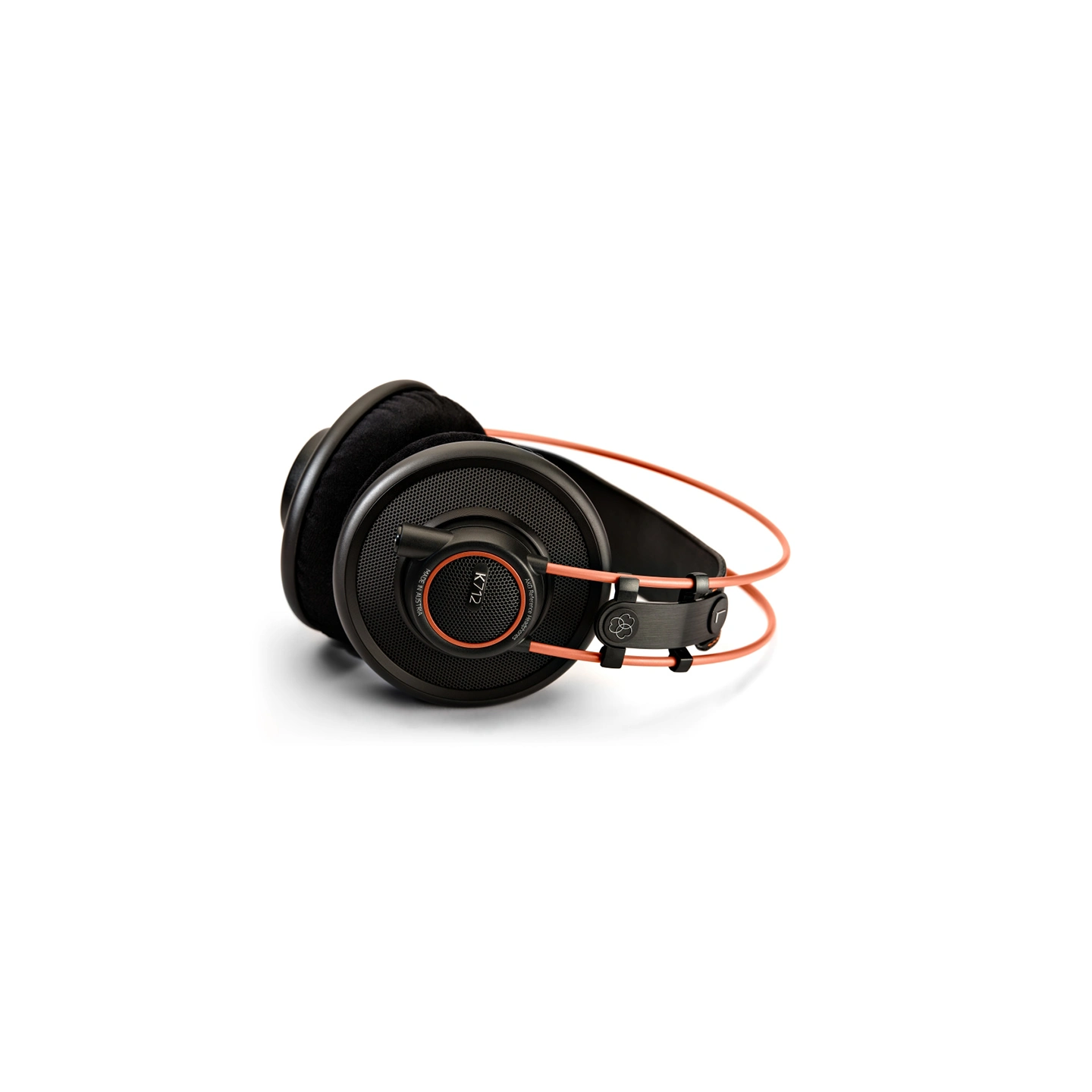 Akg K712 Pro Hodetelefoner 3,5 Mm Jakk Stereo Oransje, Svart
