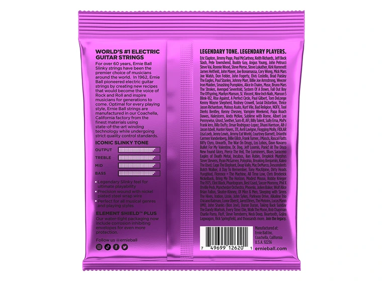Ernie Ball EB-2620 Slinky Nickelwound (011-058) 