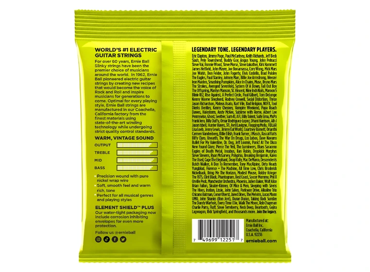 Ernie Ball EB-2251 Classic Regular Slinky 010-046 