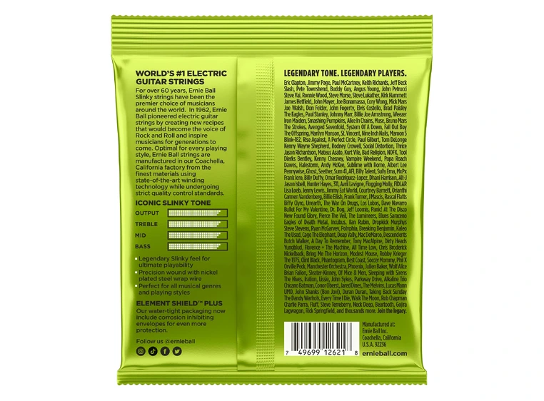 Ernie Ball EB-2621 Slinky Nickelwound (010-056) 7-STR Regular Slinky 