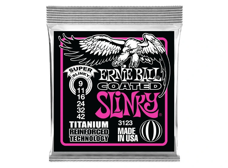 Ernie Ball EB-3123 RPS Coated Electric (009-042) Super Slinky 