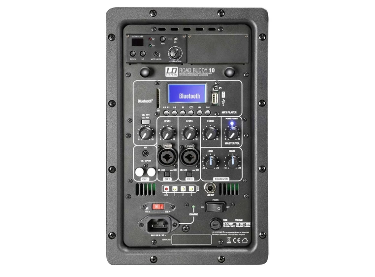LD Systems ROADBUDDY 10 863-865Mhz Batteri, Bluetooth, håndholdt trådløs 