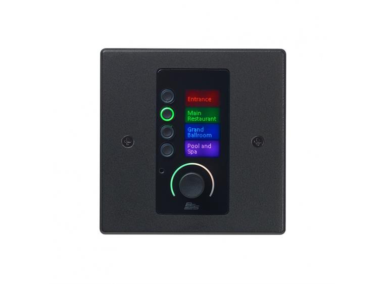 BSS Contrio EC-4BV betj.panel med Ethernet/PoE  -  Volum + 4 knapper